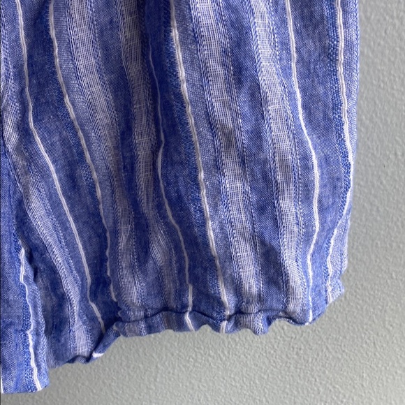 H&M Blue Striped Women's Shorts - Picture 3 of 4